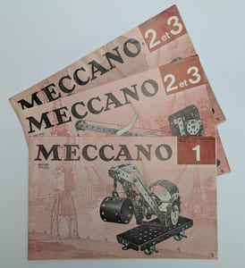 Lot de 3 manuels d'instructions pour boîtes 1, 2 et 3