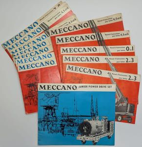 Lot de 13 manuels d'instructions pour boîtes