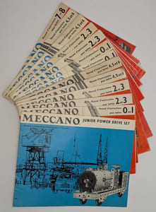 Lot de 13 manuels d'instructions pour boîtes