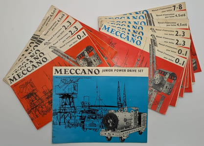 Lot de 13 manuels d'instructions pour boîtes