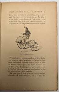 Histoire générale de la vélocipédie Préface de Jean Richepin