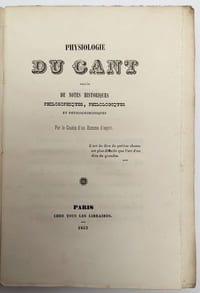 Physiologie du gant suivi de notes historiques philosophiques, philologiques et physiognomoniques. Par le cousin d'un homme d'esprit