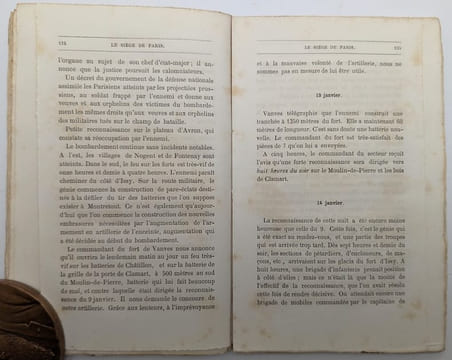Le Siège de Paris. Journal d'un Officier de Marine attaché au *** Secteur accompagné de pièces justificatives et e documents inédits. [GARNIER, ...