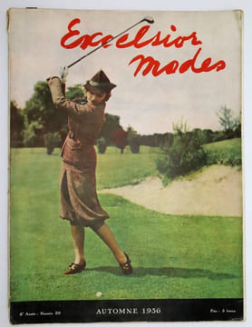 Excelsior Modes. EXCELSIOR MODES [1936 - n° 29 : Automne] - Couverture de SCAÏONI