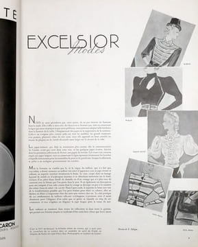 Excelsior Modes. EXCELSIOR MODES [1936 - n° 29 : Automne] - Couverture de SCAÏONI