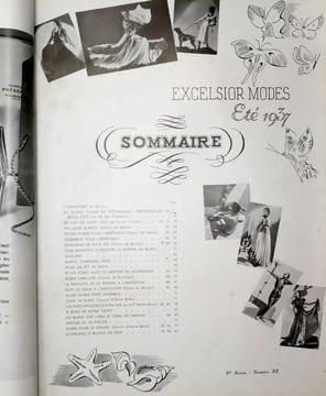 Excelsior Modes. EXCELSIOR MODES [1937 - n° 32 : Été] - Couverture de WÉCLA