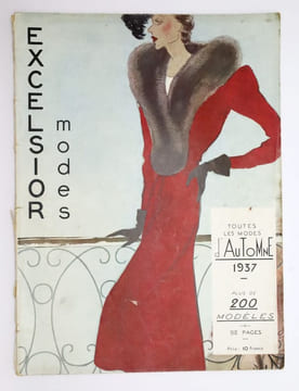 Excelsior Modes. EXCELSIOR MODES [1937 - n° 33 : Automne] - Couverture de WÉCLA