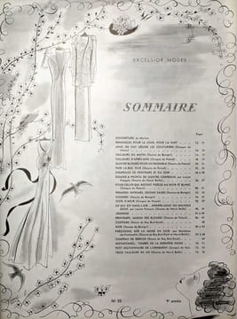 Excelsior Modes. EXCELSIOR MODES [1938 - n° 35 : PRINTEMPS] - Couverture de MARTON