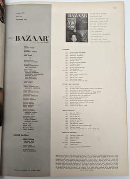 Harper's Bazaar. HARPER'S BAZAAR [1948/11] - Couverture de DAHL-WOLF, Louise