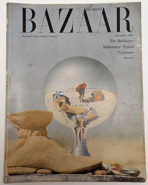 Harper's Bazaar. HARPER'S BAZAAR [1948/12] - Couverture de BEADLE