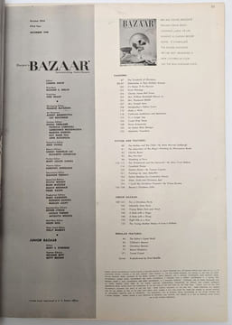 Harper's Bazaar. HARPER'S BAZAAR [1948/12] - Couverture de BEADLE