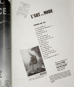 L'Art et la mode. L'ART ET LA MODE [1941/05] - Couverture de SAAD