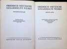 Gesammelte Werke, 23 volumes complete. Friedrich Nietzsche