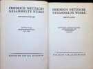  Gesammelte Werke, 23 volumes complete. Friedrich Nietzsche