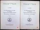 Les d&eacute;nominations du visage en fran&ccedil;ais et dan les autres langues romanes Etude s&eacute;mantique et onomasiologique Volume 1 et 2. Jean Renson