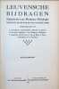 Leuvensche bijdragen, Tijdschrift voor Moderne Philologie  gesticht door wijlen Ph. Colinet ( 1896 )   XVII de jaargang  1925 . L. Goemans, C. ...