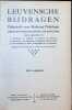 Leuvensche bijdragen, Tijdschrift voor Moderne Philologie gesticht door wijlen Ph. Colinet ( 1896 ) XXIIe jaargang 1930. L. Goemans, L. Scharp&eacute;, A. ...