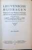 Leuvensche bijdragen, Tijdschrift voor Moderne Philologie gesticht door wijlen Ph. Colinet ( 1896 ) XXVe jaargang -1933. L. Goemans, L. Scharp&eacute;, A. ...