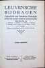 Leuvensche bijdragen, Tijdschrift voor Moderne Philologie gesticht door wijlen Ph. Colinet ( 1896 ) XXVIIIe jaargang 1936. L. Goemans, A. Carnoy, A. ...