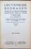 Leuvensche bijdragen, Tijdschrift voor Moderne Philologie gesticht door wijlen Ph. Colinet ( 1896 ) XXIXe jaargang 1937. A. Carnoy, K. A. Noyens, H. ...