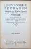 Leuvensche bijdragen, Tijdschrift voor Moderne Philologie  gesticht door wijlen Ph. Colinet ( 1896 )   XXIXe jaargang  1937. A. Carnoy, K. A. Noyens,  ...