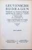 Leuvensche bijdragen, Tijdschrift voor Moderne Philologie gesticht door wijlen Ph. Colinet ( 1896 ) XXXIe jaargang 1939. A. Carnoy, K. A. Noyens, H. ...