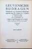 Leuvensche bijdragen, Tijdschrift voor Moderne Philologie  gesticht door wijlen Ph. Colinet ( 1896 )   XXXIe jaargang  1939. A. Carnoy, K. A. Noyens,  ...