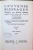 Leuvense bijdragen, Tijdschrift voor Moderne Philologie opgericht door Ph. Colinet en L. Goemans XXXVIIIe jaargang 1948. A. Carnoy, H. De Vocht, J. ...