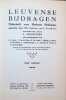 Leuvense bijdragen, Tijdschrift voor Moderne Philologie  opgericht door Ph. Colinet en L. Goemans   XXXIXe jaargang  1949. A. Carnoy,  H. De Vocht, J. ...