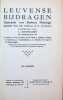 Leuvense bijdragen, Tijdschrift voor Moderne Philologie opgericht door Ph. Colinet en L. Goemans XLIe jaargang 1951. A. Carnoy, H. De Vocht, J. Van de ...