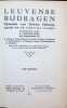 Leuvense bijdragen, Tijdschrift voor Moderne Philologie opgericht door Ph. Colinet en L. Goemans XLIIIe jaargang 1953. A. Carnoy, H. De Vocht, J. Van ...
