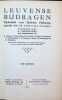 Leuvense bijdragen, Tijdschrift voor Moderne Philologie  opgericht door Ph. Colinet en L. Goemans   XLIIIe jaargang  1953. A. Carnoy,  H. De Vocht, J. ...