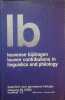 Leuvense Bijdragen leuven contributions in linguistics and philology, Tijdschrift voor Germaanse Filologie - 89ste jaargang - 2000 - uitgegeven met ...