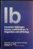 Leuvense Bijdragen leuven contributions in linguistics and philology, Tijdschrift voor Germaanse Filologie - 91ste jaargang - 2002 - uitgegeven met ...