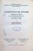 Autolycus de Pitane, histoire du texte, suivie de l'édition critique des traités de la sphère en mouvement et des levers et couchers. Joseph Mogenet