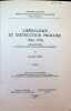 Libéralisme et instruction primaire 1842 - 1879 introdruction à l'étude de la lutte scolaire en Belgique Tome I. Jacques Lory