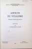 Aspects du vitalisme Hommage au professeur Roger Henrard. S. Vanderlinden et G. Jacques