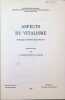 Aspects du vitalisme Hommage au professeur Roger Henrard. S. Vanderlinden et G. Jacques