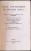 Local government in ancient India. Radhakumud Mookerji