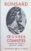 Ronsard Oeuvres Compl&egrave;tes. Gustave Cohen