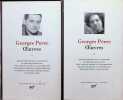 Georges Perec Oeuvres 2 volumes. Christelle Reggiani ea.