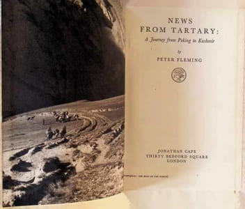 News from Tartary a Journey from Peking to Kashmir