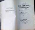 Histoire des lettres des sciences et des arts en Belgique et dans les pays limitrophes 4 Volumes. M. f.-b. Goethals biblioth&eacute;caire de la ville de ...