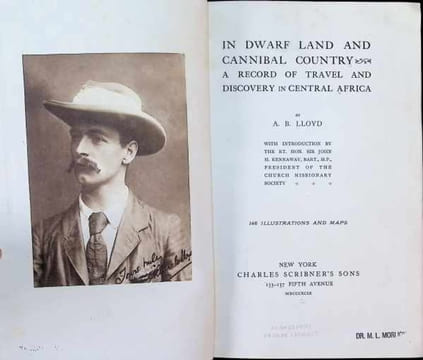 In dwarf land and cannibal country a record of travel and discovery in Central Africa. A. B. Lloyd