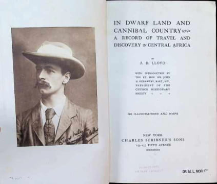 In dwarf land and cannibal country a record of travel and discovery in Central Africa. A. B. Lloyd