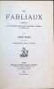 Les Fabliaux Etudes de litt&eacute;rature populaire et d'histoire litt&eacute;raire du moyen age. Joseph B&eacute;dier