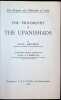 The Philosophy of Upanishads. Paul Deussen