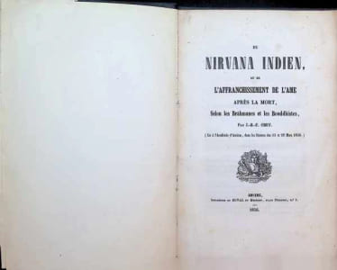 Du Nirvana Indien ou de l'affranchissement de L'Ame après la mort, Selon les Brahmanes et les Bouddhistes