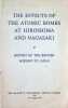 The effects of the Atomic Bombs at Hiroshima and Nagasaki. Collectif