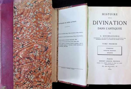 Histoire de la Divination dans l'Antiquité 4 Tome dans 2 Volumes